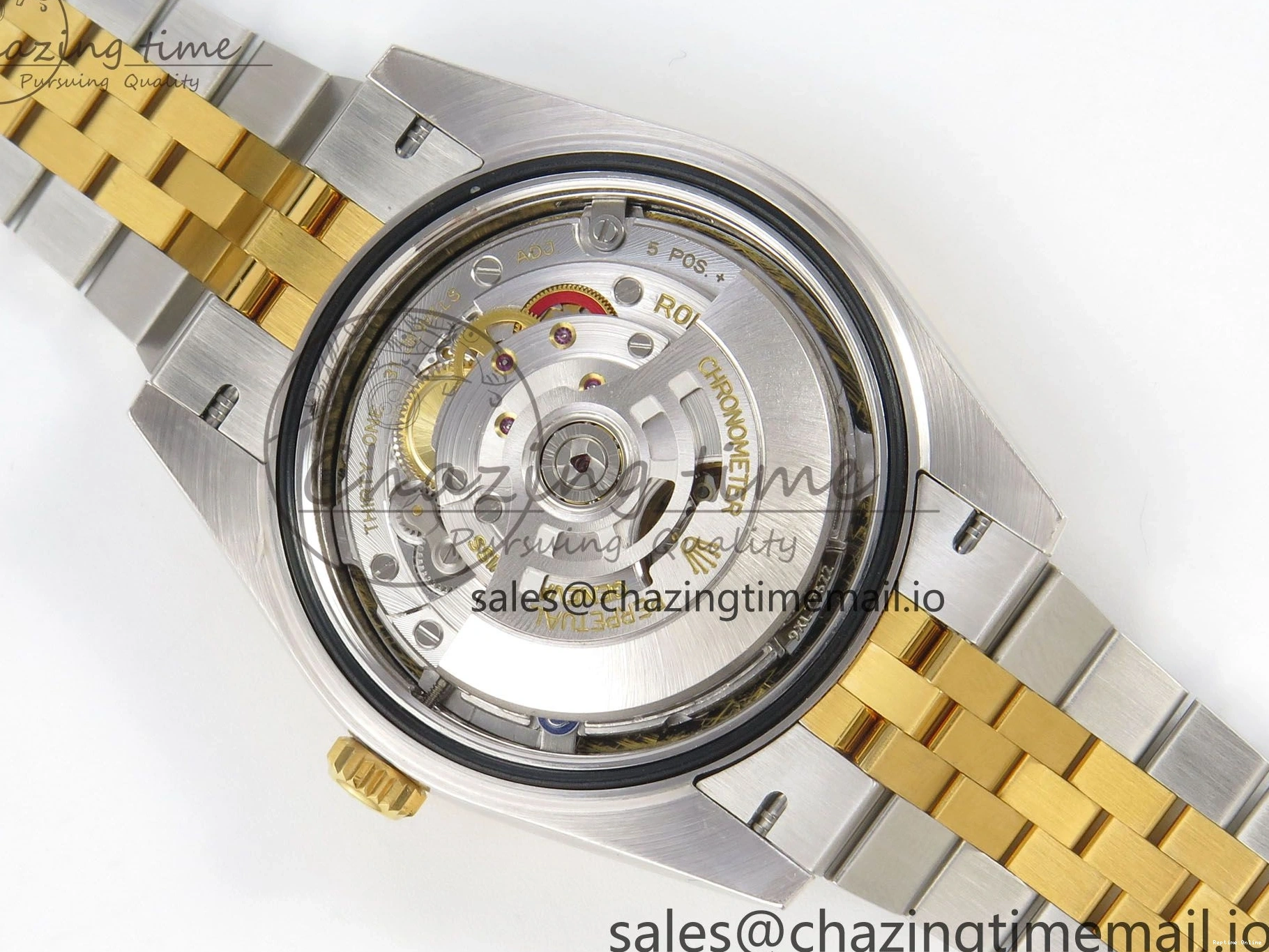 1227 DateJust 41 126333 SS YG ARF 1:1 Best Edition YG Stick Dial on Jubilee Bracelet SH3235 (Weighted) Effortless 216